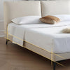 Clara Suede Fabric Modern Bed Frame