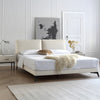 Clara Suede Fabric Modern Bed Frame