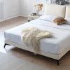 Clara Suede Fabric Modern Bed Frame