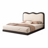 Dorsey Microfiber Leather Modern Floating Bed Frame