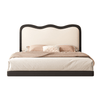 Dorsey Microfiber Leather Modern Floating Bed Frame