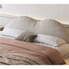 Eady Suede Fabric Modern Floating Bed Frame