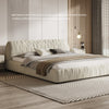 Efrain Suede Fabric Modern Bed Frame