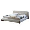 Ellie Boucle Fabric Modern Design Minimalist Bed Frame