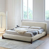 Ellie Boucle Fabric Modern Design Minimalist Bed Frame