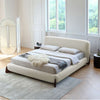 Ellie Boucle Fabric Modern Design Minimalist Bed Frame