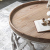 Ishtar Vintage White Small Round Side Table