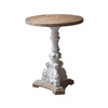 Itotia Retro Carved Round Side Table