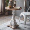 Itotia Retro Carved Round Side Table