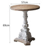 Itotia Retro Carved Round Side Table