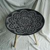 Jabre Moroccan style Flower Pattern Round Side Table