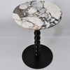 Jacey Marble Round Side Table