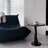 Kanoa Black/White Flower Shaped Modern Side Table