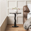 Kanoa Black/White Flower Shaped Modern Side Table