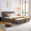 Bakarne Microfiber Leather Minimalism Luxury Modern Style Bed Frame