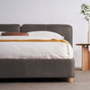 Itotia Microfiber Leather Minimalist Bed Frame