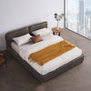 Itotia Microfiber Leather Minimalist Bed Frame