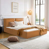 Bakarne Microfiber Leather Minimalism Luxury Modern Style Bed Frame