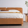 Itotia Microfiber Leather Minimalist Bed Frame