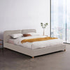 Itotia Microfiber Leather Minimalist Bed Frame