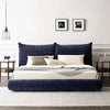 Tory Velvet Fabric Style Luxury Bed Frame