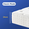 Comfortable Latex Spring Mattress 24/27/30cm Thickness for King/Queen Bed