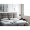 Erryn Suede Fabric Simple Modern Bed Frame